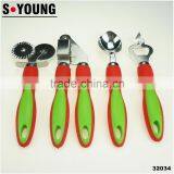 31034 Kitchen Gadget Kitchen Tool Icecream Spoon Garlic Process Double Head Pizza Cuter Bottle Opener thumbnail-1