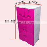 5-tier Plastic Storage Drawer thumbnail-2