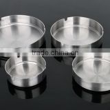 10cm Stainless steel cigarette table ashtray for home