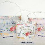 Handmade Decal Metal Flower Bucket thumbnail-1