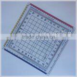 Kearing High Quality Flexible Plastic Grid Protractor for Trainning Student Square Aviation Protractor Plotter# KPP-4 thumbnail-1