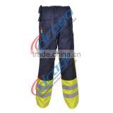 EN 11611 CVC Cotton Polyester FR Safety Pants With High Visibility Reflective Tape thumbnail-3