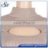 2017 Lates Design Fashion Womens High Neck Top thumbnail-2