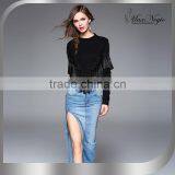 Maxnegio 2017 Latest Fashion Crop Top Design Top Selling Products in thumbnail-1