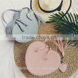 2017 Hand Bag Cosmetic Bag Pink Blue Love Design Shoulder Long Strip Bag for Girls thumbnail-1