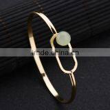 Zm35323a Korean Bangle Design Fashion Girls Gold Plated Bracelet Jewelry thumbnail-3