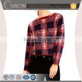 2016 Cheap Custom Spring Fashion Round Neck Girls Sweater Design thumbnail-1