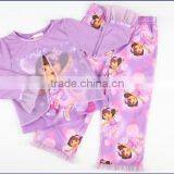 Double Faced Fabric Chiffon Baby Pajamas Girls Baby Flannel Pajamas thumbnail-6