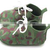 2017 Amazon New Design Printing Genuine Leather Baby Boys Leather Shoes thumbnail-4