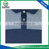 Stripe Design Two Button Stripe Golf Polo Shirts for Men 2017 thumbnail-3