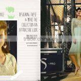 Lite Turcoise Color on Attarctive Embroidery Design Bliss Charm Designer Kurtis thumbnail-1