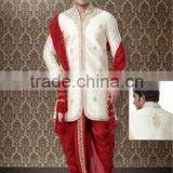 Embroidered Men's Wedding Sherwani thumbnail-1