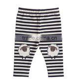 Boutique Baby Icing Leggings Casual Girls Stripe Cotton Custom Printing Leggings thumbnail-2