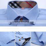 Wholesale OEM Supply High Fashion Colorful 100% Cotton Special Collar Oxford Shirt for Man thumbnail-6