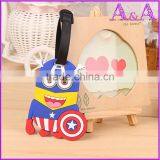 Genuine Leather PU Luggage Tag With Deboss Emboss Logo thumbnail-4