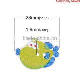 2 Holes Fish Animal At Random Wood Sewing Buttons Scrapbooking thumbnail-2