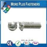 Made in Taiwan Aluminum Stainless Steel Zinc Plated Round Head Slotted Drive Machine Screw thumbnail-3