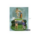 Sell 100mm Lifelike Figurine Musical Snow Globe
