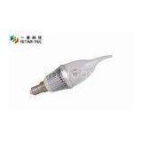 Residential 3 W B22 / E14 Led Candle Lamps Pure White Led Candle Bulbs thumbnail-1