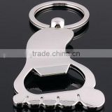 Baby foot stainless steel bottle opener with logo screen printing