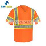 cheap short sleeve ANSI custom reflective men frees tshirt