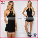 Black Hight Quality Party One Piece Jumpsuit for Women Playsuit