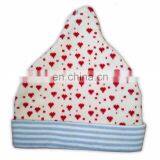 Custom Crochet Children Hat With Knitted Flower Deco