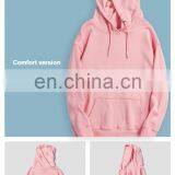 High Quality Mens Cotton Crewneck Custom Logo Applique French Terry White Plain Unisex Sweatshirt Hoodies thumbnail-3