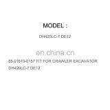 DIESEL ENGINE PARTS SEAL OIL(FRONT) 65.01510-0157 FIT FOR CRAWLER EXCAVATOR DH420LC-7 DE12 thumbnail-1