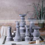 China Wholesale Vintage Custom Cement Candlestick Cheap Home Decor Church Pillar Tall Candle Holder in Bulk thumbnail-5