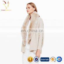 Womens Cardigan Shawl Oversized Knitted thumbnail-3