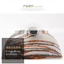 Chinese Modern Matt Ceramic Vase Hand Painted Flower Arrangement Large Ceramic Vase Home Or Hotel Decoration thumbnail-4