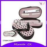 Flip-flops Pink and Black Spots Manicure Set for Women