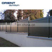 Canada Market Aluminium Privacy Fence Cloture en Aluminium Slat Fence China Factory thumbnail-3