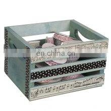 Walnut Hollow W Handles Mini Wooden Crate thumbnail-4