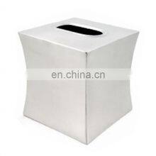 Unique White Metal Large Tissue Box for Used