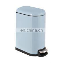 Bathroom Decorative Colorful Painting Pedal Bin Storage Bin