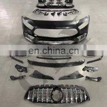 CLY Car Bumpers For 2019-2021 Mercedes Benz W177 A Class Facelift 2021 A45 AMG Bodykit Diffuser With Exhaust Pipe thumbnail-2