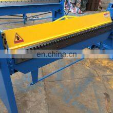 Factory Manufacturer 2mm 1000mm WS-2*1000 Thin Steel Manual Edge Folding Machine for Metal Plates thumbnail-4