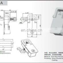 MS726A Push-Button Electric Panel Door Push Cabinet Plane Swing Handle Locks thumbnail-5