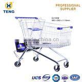 EU180D Europe Style Insulated Supermarket Shopping Trolley With Kids Seat thumbnail-5