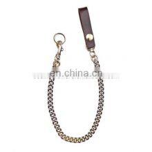 Fashion High Quality Metal Swivel Bolt Snap Hook Leather Wallet Chain thumbnail-1