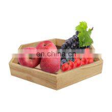 Wooden Serving Tray Snack Tray Breakfast Tray for Breakfast Coffee Tables Homes thumbnail-1