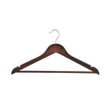 Promotion Wholesale Wooden Clothes Hangers With Bar Vintage Suit Hanger thumbnail-2