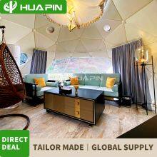 5m+5m+3M Outdoor Fireproof PVC Material Wholesale Price Hotel Dome Tent thumbnail-5