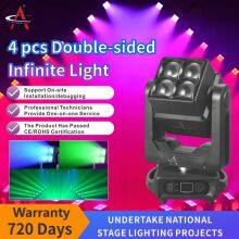 WJ460 Professional Lighting Factory Wholesale 4x60W Double-sided Electrodeless Beam Lighting Double Moving Head Light thumbnail-2