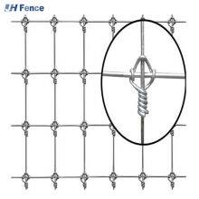 5 ft, 6 ft, 7 ft, 8 ft Hochzugfester Stahldraht, Weidezaun für Rinder, Rehe, Pferde / Gewebter Drahtnetzzaun 12,5 gauge / Farmzaun mit festen Knoten thumbnail-1