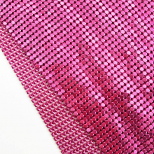 Mesh Chain Mail Curtains Industry Supply Colorful Soft Metal Decorative Aluminum Cloth Fabric Sequin Gold Anodized Modern Window thumbnail-4