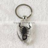 Promotional Real Black Scorpion Amber Wholesale Crystal Key Chain thumbnail-2