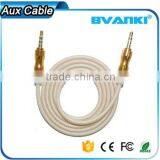 2016 Best Selling Products Factory Direct 3.5mm Stereo Male to Male Audio Aux Cable Free Samples Supplier's Choice thumbnail-1